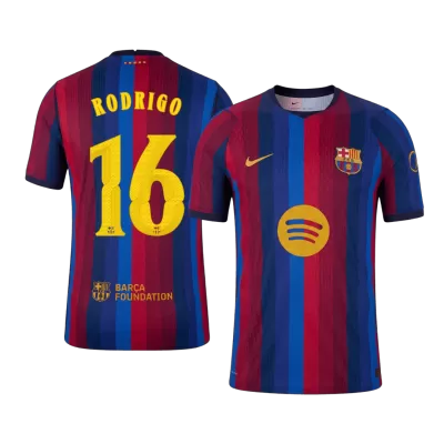 RODRIGO #16 Barcelona Jersey 2026/27 Player Version Home - UCL - ijersey