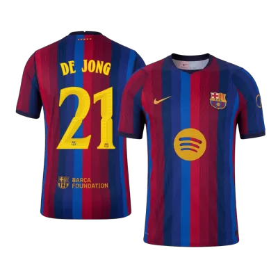 F. DE JONG #21 Barcelona Jersey 2026/27 Player Version Home - UCL - ijersey