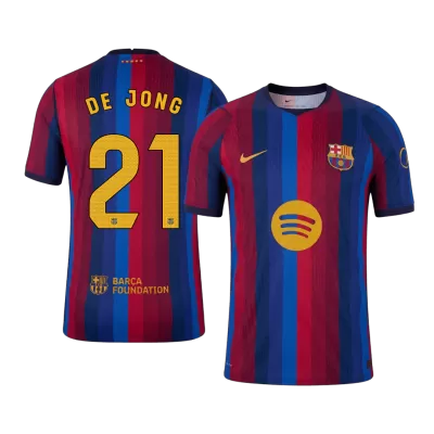 F. DE JONG #21 Barcelona Jersey 2026/27 Player Version Home - ijersey