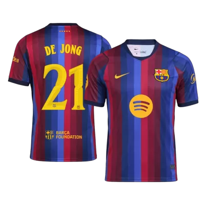 F. DE JONG #21 Barcelona Jersey 2026/27 Home - UCL - ijersey