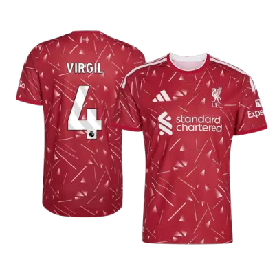 VIRGIL #4 Liverpool Jersey 2026/27 Player Version Home - ijersey