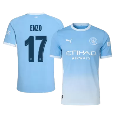 ENZO #17 Manchester City Jersey 2026/27 Player Version Home - UCL - ijersey