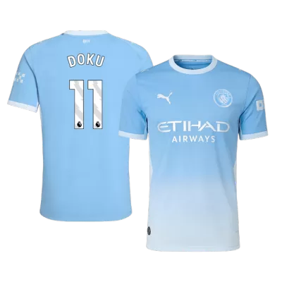 DOKU #11 Manchester City Jersey 2026/27 Player Version Home - ijersey