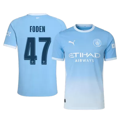 FODEN #47 Manchester City Jersey 2026/27 Player Version Home - UCL - ijersey