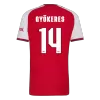GYÖKERES #14 Arsenal Jersey 2026/27 Player Version Home - UCL - ijersey